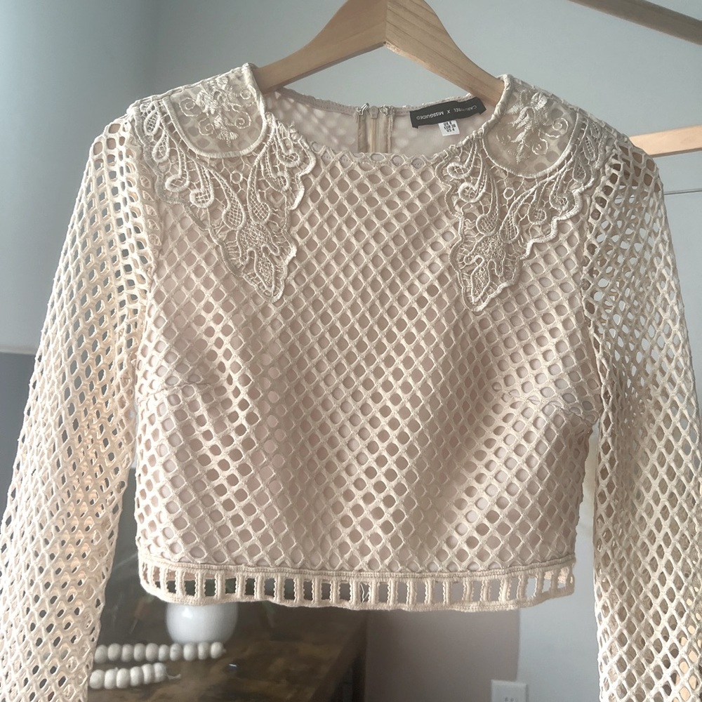 Missguided crop top statement piece
